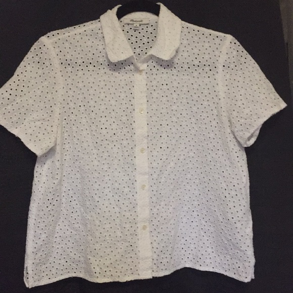 Madewell Tops - Madewell Women’s Eyelet Top Size M